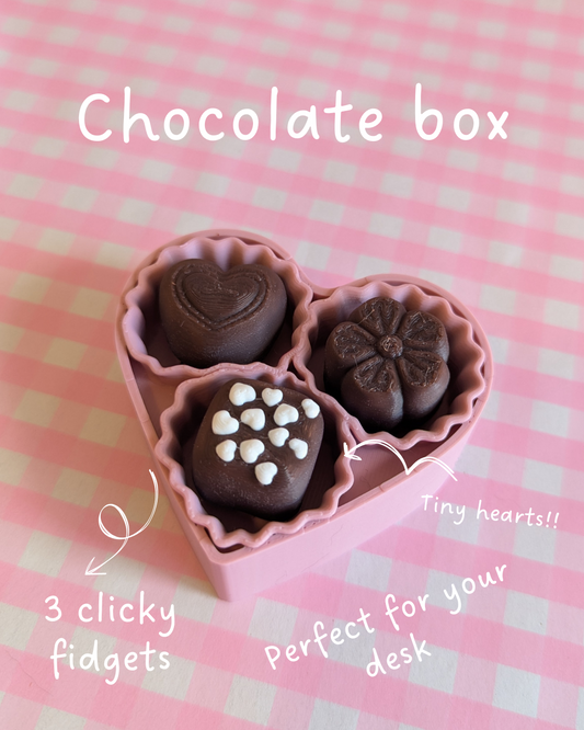 Chocolate box fidget clicker