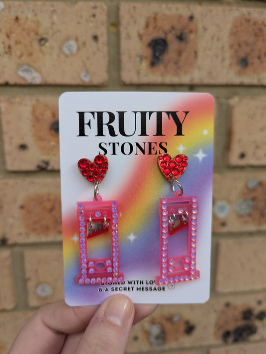 Guillotine earrings