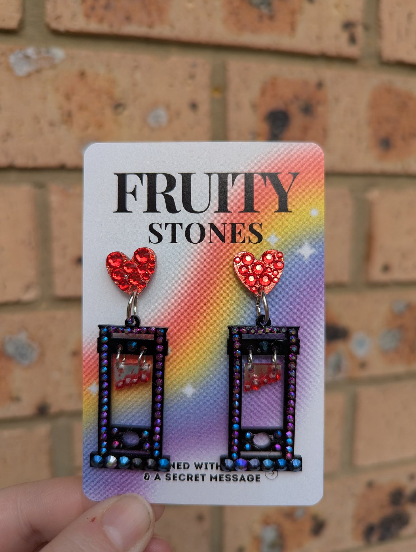 Guillotine earrings